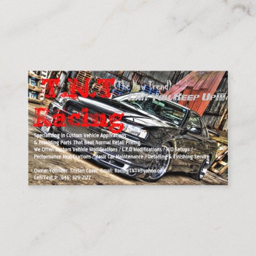 3125525929_9294f76db2, T.N.T Racing, Specializi... Business Card Template