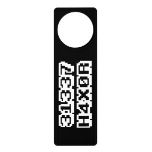 31337 H4X0R DOOR HANGER