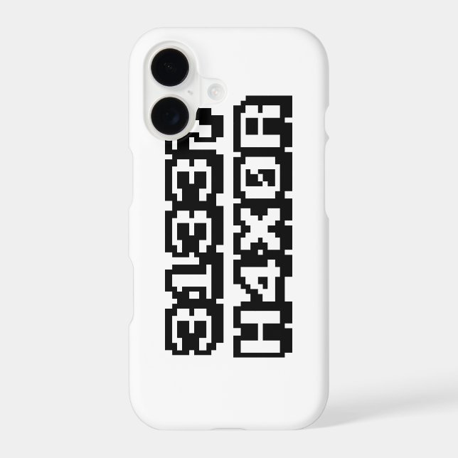 31337 H4X0R IPHONE CASE (Back)