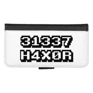 31337 H4X0R iPhone 8/7 WALLET CASE