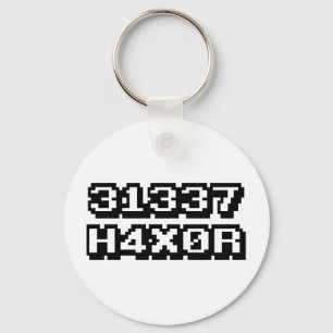 31337 H4X0R KEYCHAIN