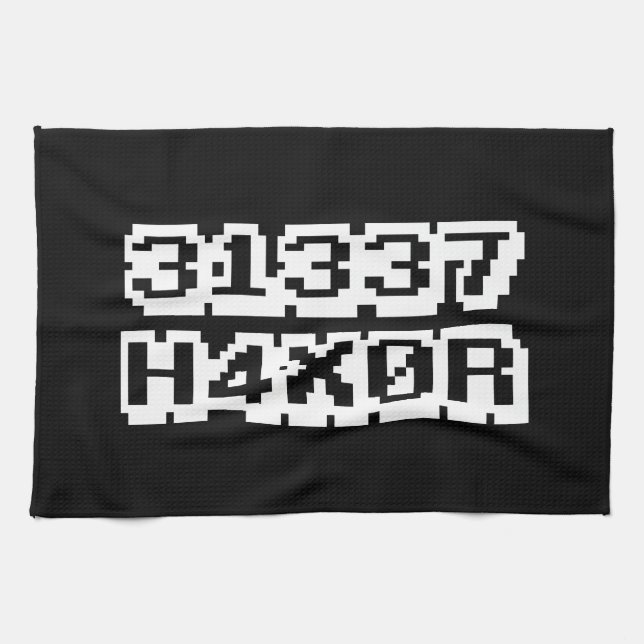 31337 H4X0R KITCHEN TOWEL (Horizontal)
