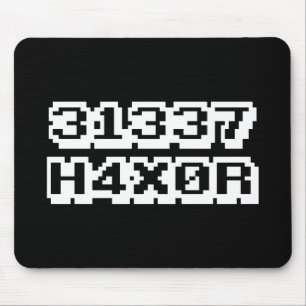 31337 H4X0R MOUSE PAD