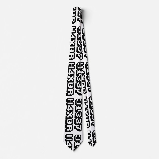 31337 H4X0R NECK TIE (Front)