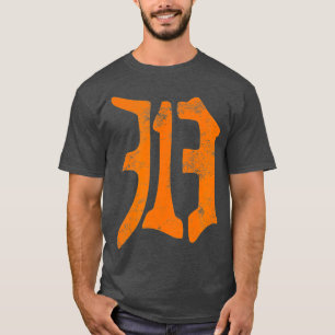 313 Detroit Michigan Vintage Old English D Area Co T-Shirt