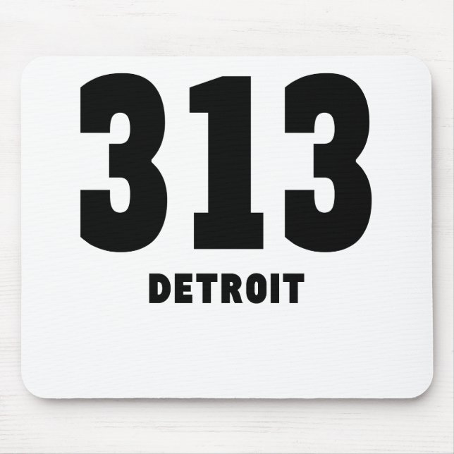 313 Detroit Mouse Pad (Front)