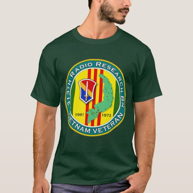 313th RR Bn - ASA Vietnam T-Shirt (Front)