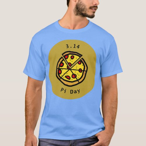 314 Pizza Pi Day Puns Gold T_Shirt