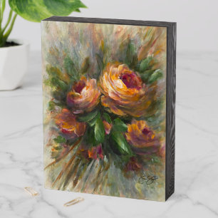 315 Roses Wooden Box Sign
