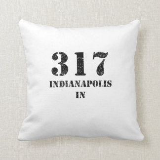 317 Indianapolis IN Throw Pillow