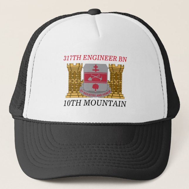 317TH ENGINEER BATTALION 10TH MOUNTAIN HAT (Front)