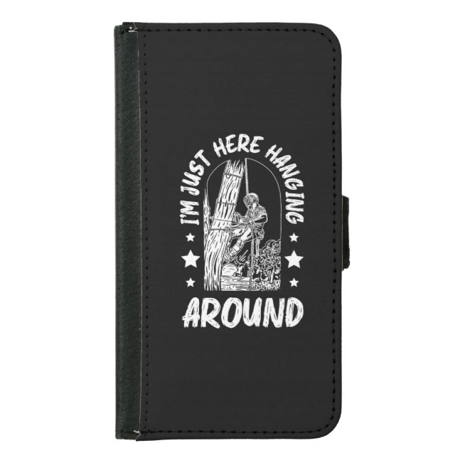 31.Arborist for a Tree trimmer Samsung Galaxy Wallet Case (Front)