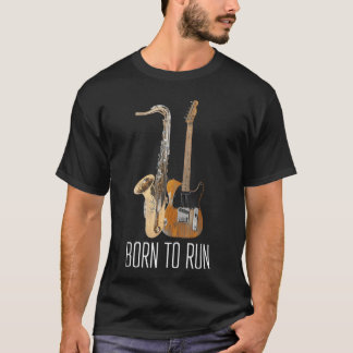 31 Born to Run Saophone Vintage Music Amp Guitar A T-Shirt