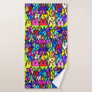 31 CATS Bath Towel