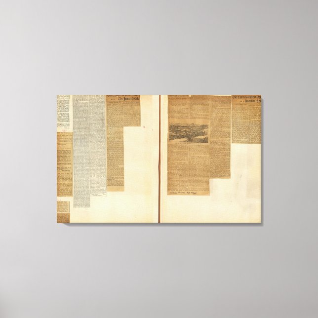 31 Clippings Canvas Print (Front)