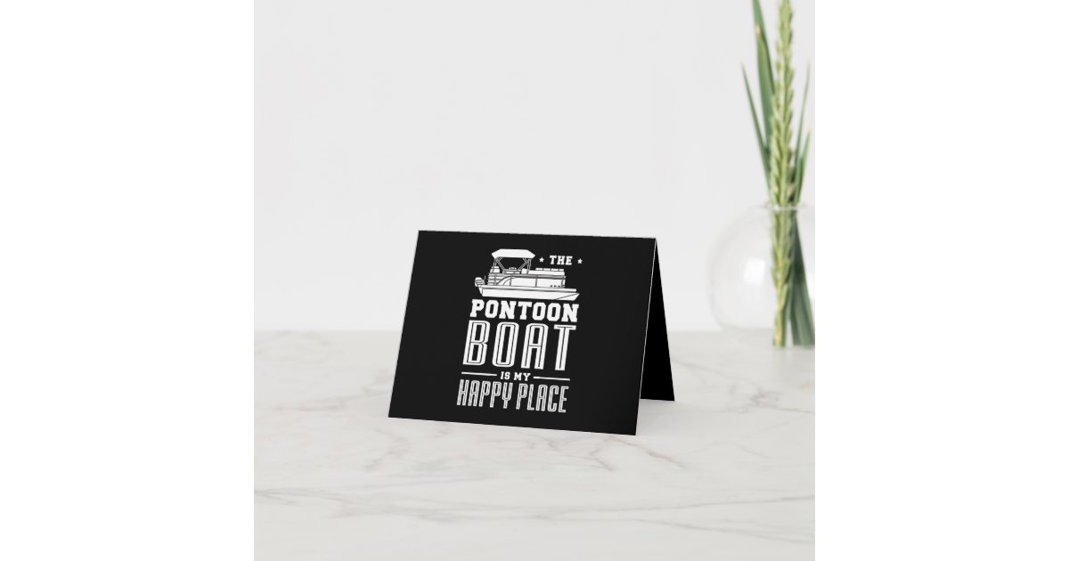 31.Pontoon boat Gifts for a Boat Fan Invitation