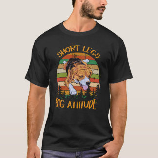 31 Short Legs Big Attitude Cute Beagle T-Shirt