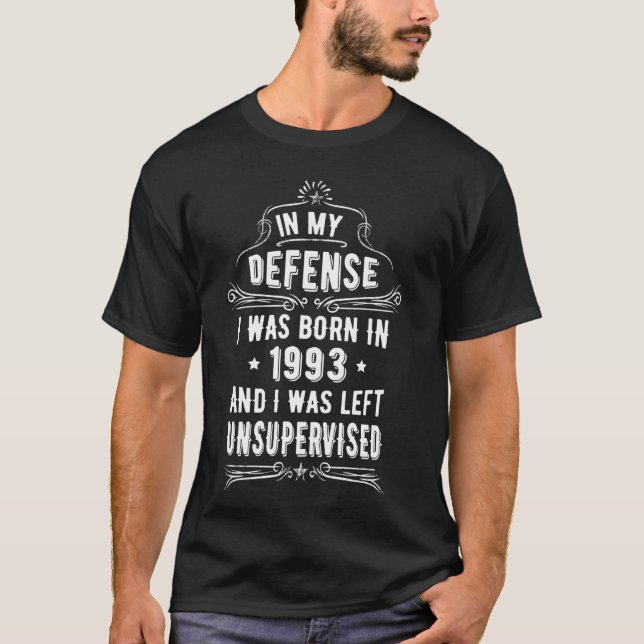31 Year Old 31th Birthday Present My Defense Gag B T-Shirt (Front)