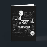 31 Year Old Bday Math Teacher 31st Birthday Gift Card<br><div class="desc">Celebrate birthdays with a clever twist! This funny math design uses equations and square roots to reveal the age, making it the perfect choice for math lovers, teachers, students, and geeks who enjoy a good nerdy joke. Great for milestone birthdays, classroom celebrations, or anyone who appreciates clever humor mixed with...</div>