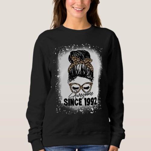 31 Years Old Awesome since 1992 Leopard 31th Birth Sweatshirt