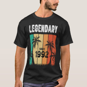31st Birthday 1992  Birthday for Men and Women T-Shirt