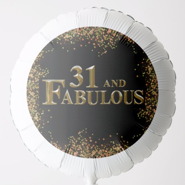 31st Birthday  Balloon (Front)
