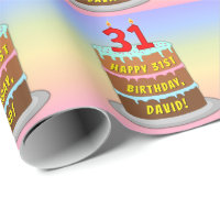 Fun Happy Birthday Wrapping Paper Roll
