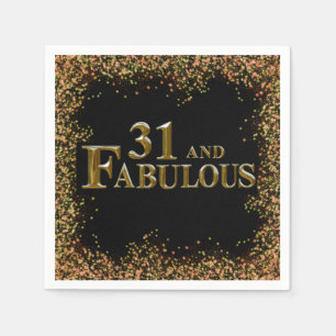 31st Birthday Napkins