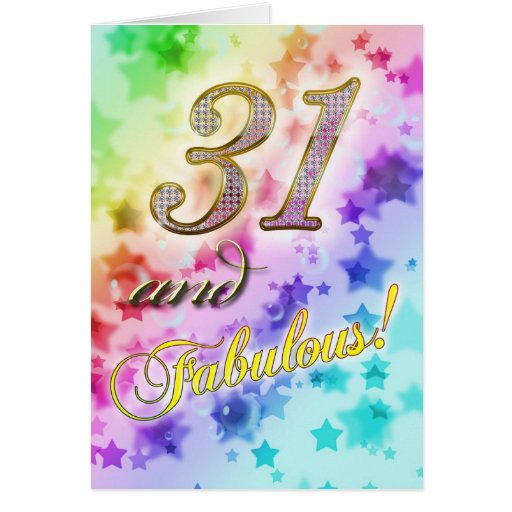 31st Birthday party Invitation Greeting Card | Zazzle