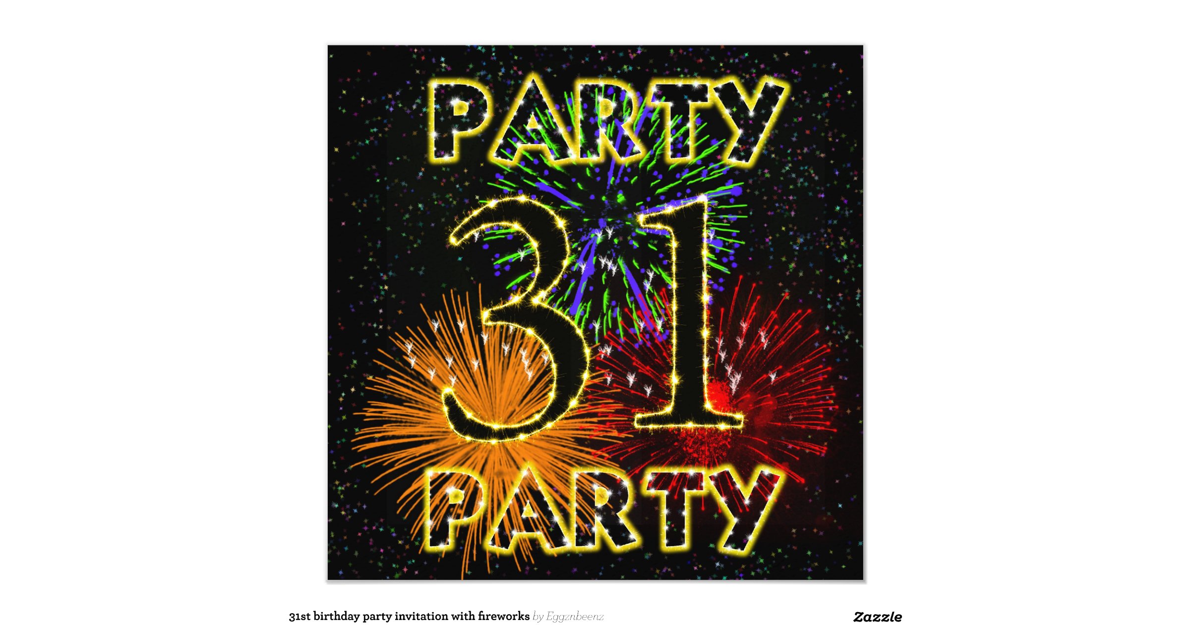 31St Birthday Party Invitations 7