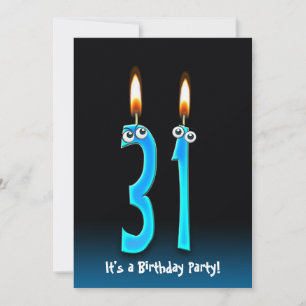 31st Birthday Party Invite