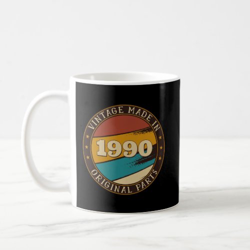31St Birthday Retro Vintage 31 Years Old Made In 1 Coffee Mug