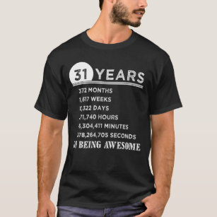 Awesome Since April 1990 Personalized Tee Birthday Shirt Custom Shirt Vintage Retro Gift Anniversary Tshirt