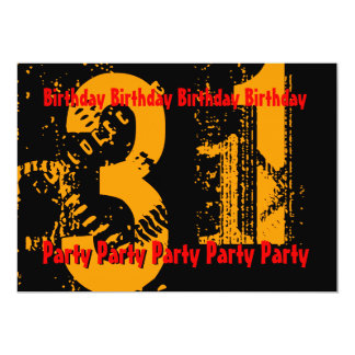 31St Birthday Party Invitations 10