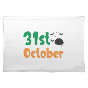 31st October - Halloween Cloth Placemat