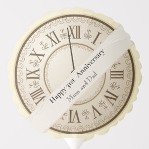 31st Wedding Anniversary editable Balloon