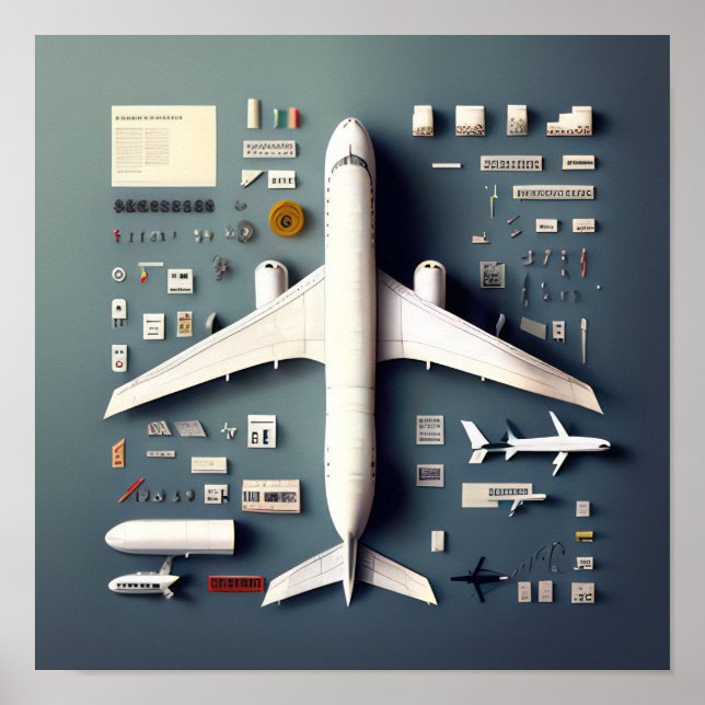 320 Airplane Spread #1 Poster (Front)