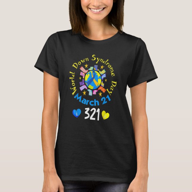 321 World Down Syndrome Awareness Day Rock Your So T-Shirt (Front)