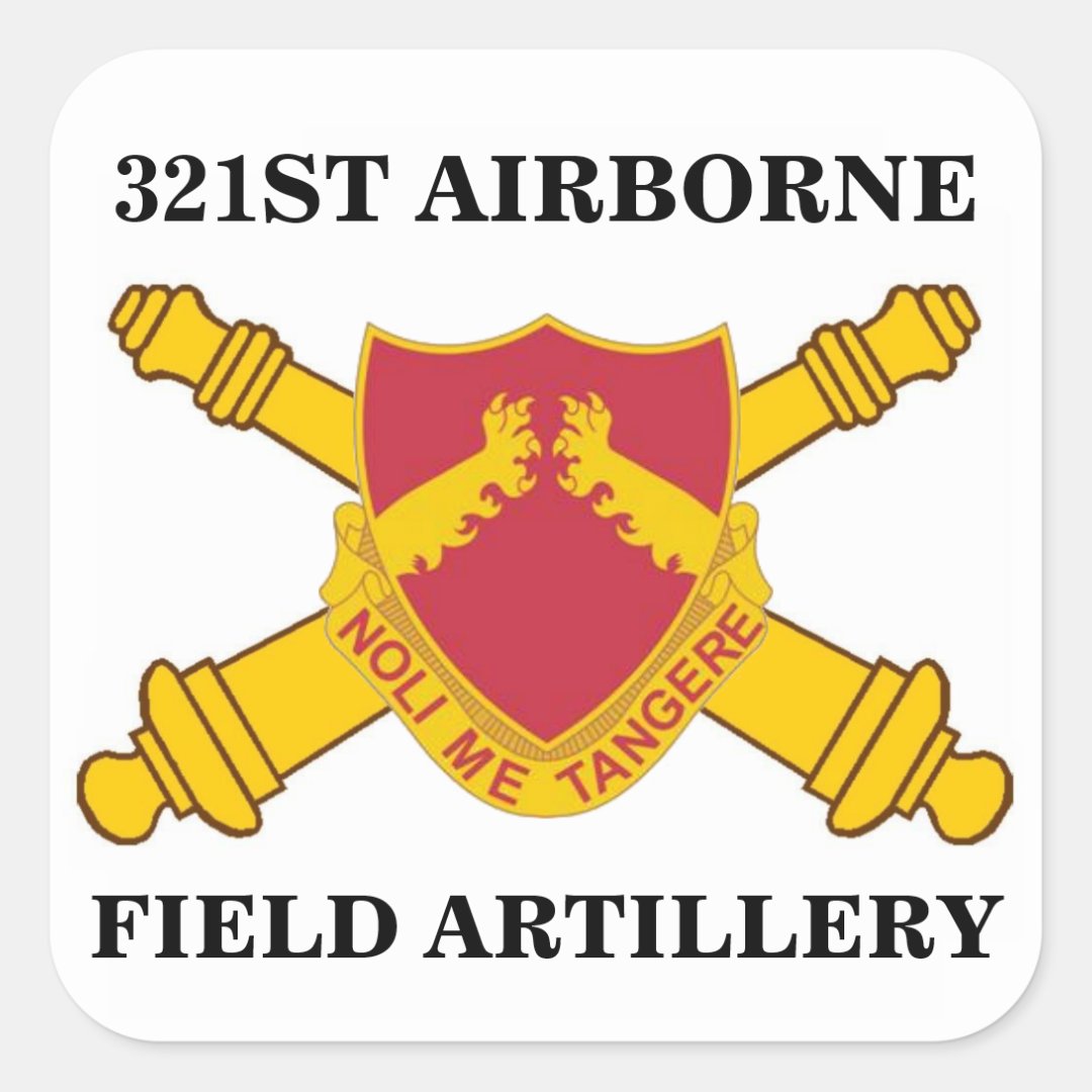 321st Airborne Field Artillery Stickers 