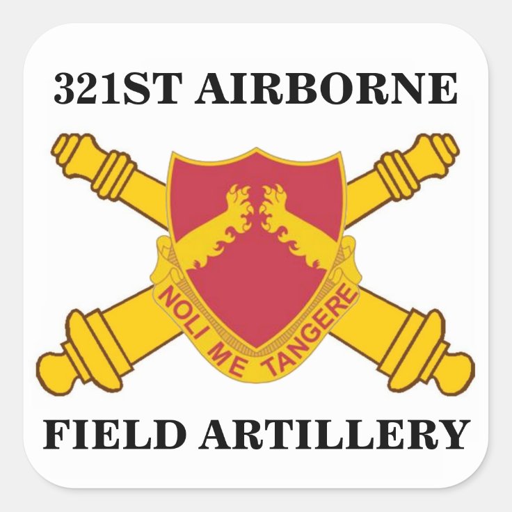 321ST AIRBORNE FIELD ARTILLERY STICKERS | Zazzle