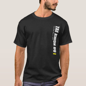 323-1-2 1st Dan Black Belt Tae Kwon Do Shirt