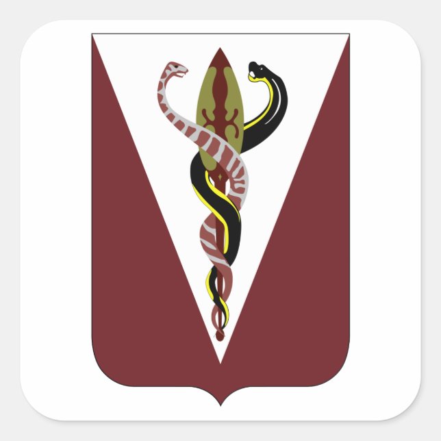 325th Brigade Support Battalion Square Sticker (Front)