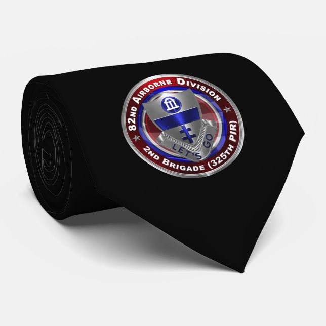 325th PIR  82nd Airborne Division Neck Tie (Rolled)