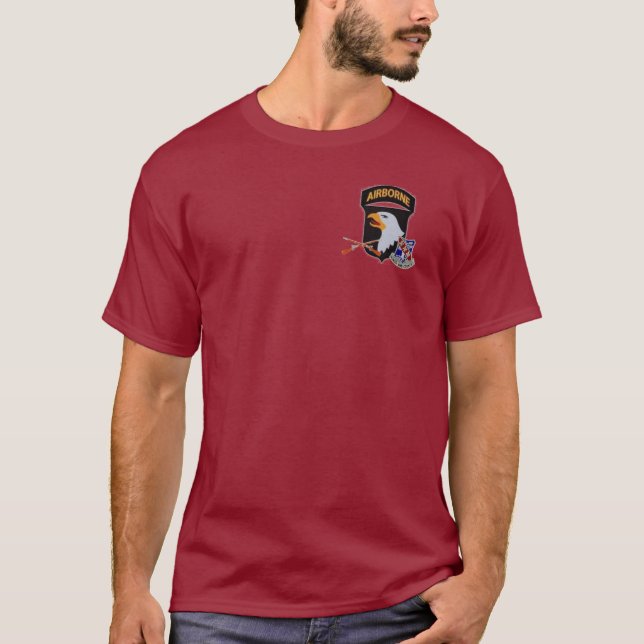 327th Infantry 101st Abn T-Shirt (Front)
