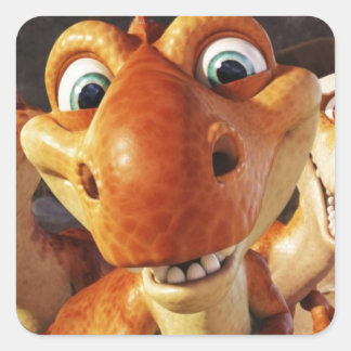 3280-3d-funny-animal.jpg square sticker