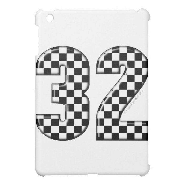 32 auto racing number iPad mini covers