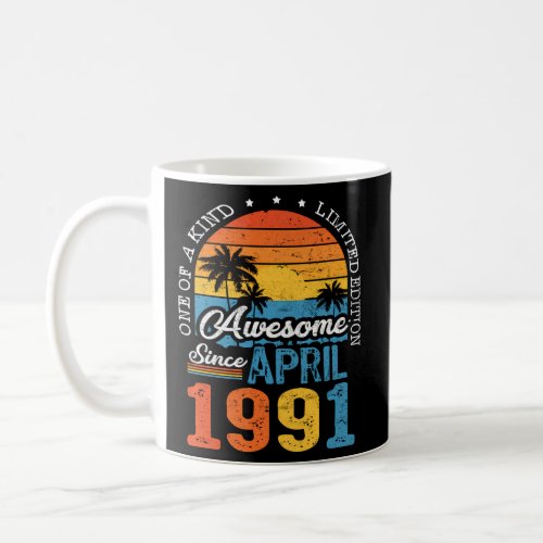 32 Awesome Since April 1991 32Nd Coffee Mug