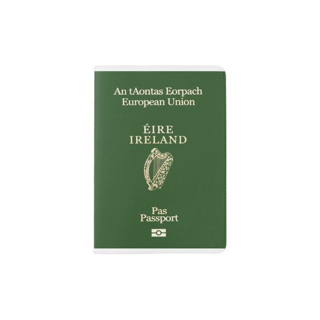 32 County Ireland Green Irish Passport Holder (Front)