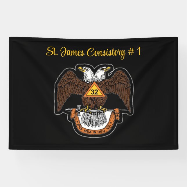 32 Degree Freemason Banner (Horizontal)