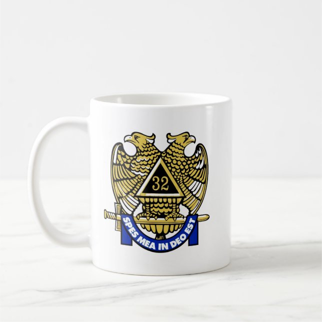 32 Degree Mason  Coffee Mug (Left)